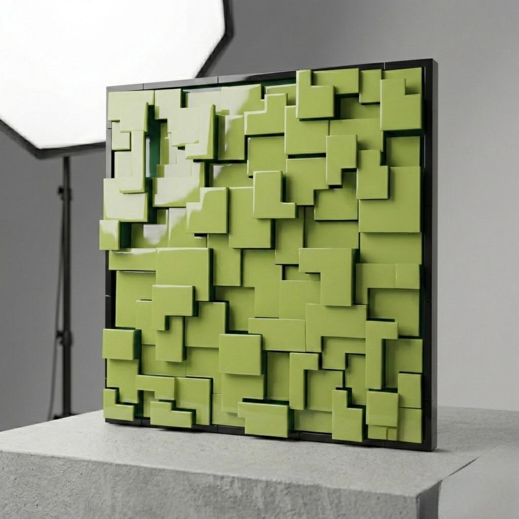 Duvarlarınızda Derinlik Devrimi: 3D Modern Blok Tablo